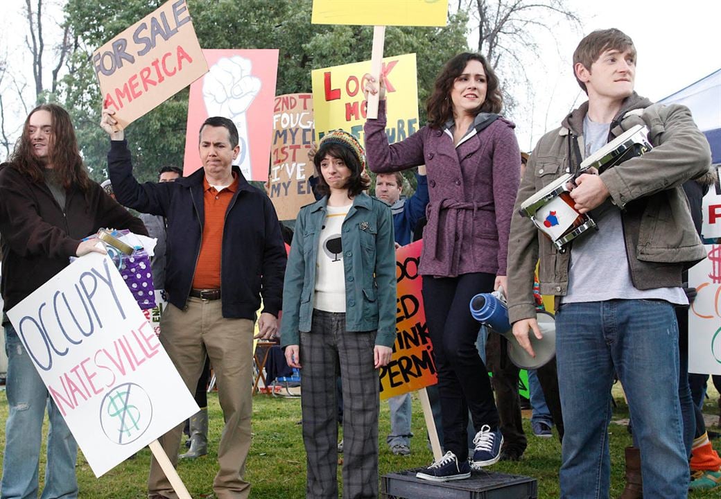 Raising Hope : Bild Gregg Binkley, Kate Micucci, Lucas Neff, Shannon Woodward, Todd Giebenhain