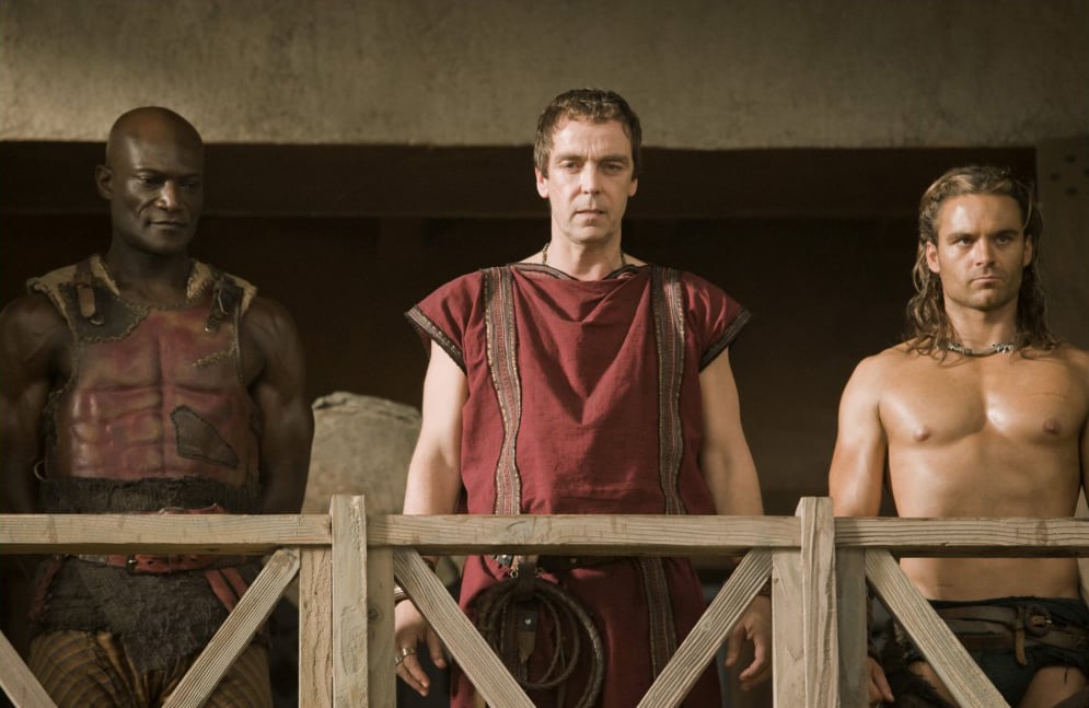 Spartacus: Gods of the Arena : Bild John Hannah, Dustin Clare, Peter Mensah