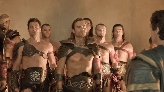 Spartacus: Gods of the Arena : Bild Shane Rangi, Manu Bennett, Nick Tarabay, Dustin Clare