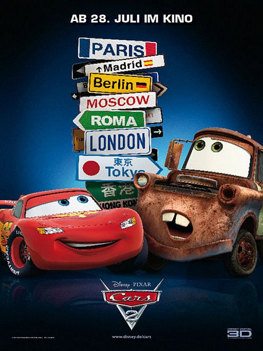 Cars 2 : Kinoposter
