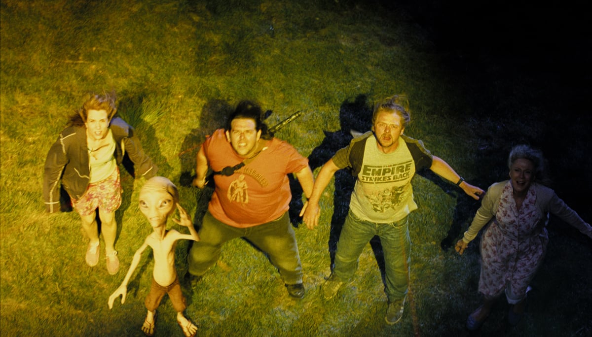 Paul - Ein Alien auf der Flucht : Bild Nick Frost, Kristen Wiig, Greg Mottola, Simon Pegg, Blythe Danner
