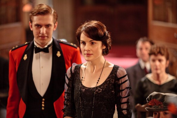 Downton Abbey : Bild Dan Stevens, Michelle Dockery