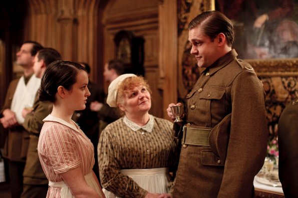 Downton Abbey : Bild Dan Stevens, Sophie McShera, Lesley Nicol