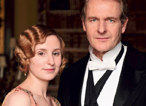 Downton Abbey : Bild Laura Carmichael, Robert Bathurst