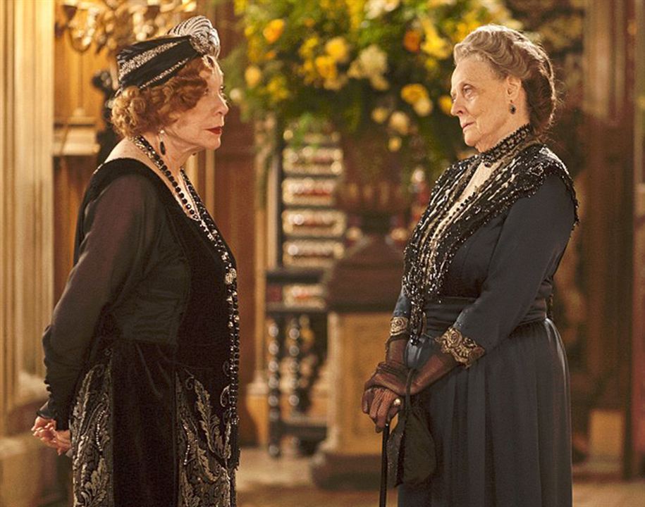 Downton Abbey : Bild Shirley MacLaine, Maggie Smith