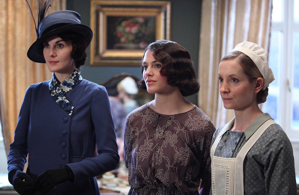 Downton Abbey : Bild Michelle Dockery, Joanne Froggatt, Jessica Brown Findlay