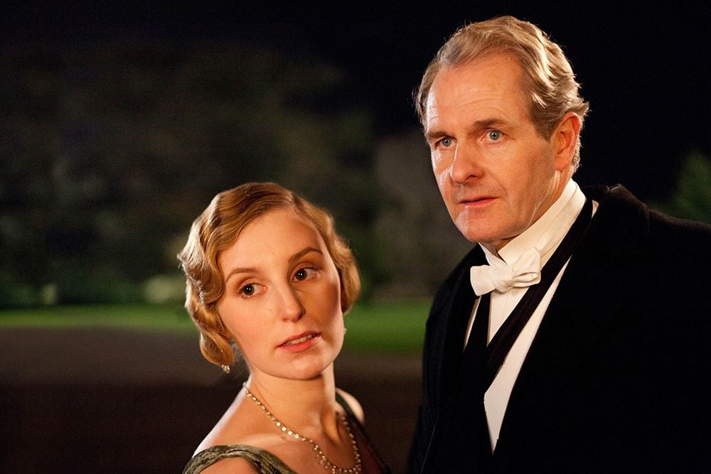 Downton Abbey : Bild Laura Carmichael, Robert Bathurst