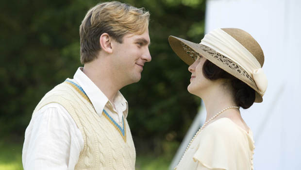 Downton Abbey : Bild Dan Stevens, Michelle Dockery