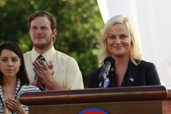 Parks And Recreation - Das Grünflächenamt : Bild Amy Poehler, Aubrey Plaza, Chris Pratt