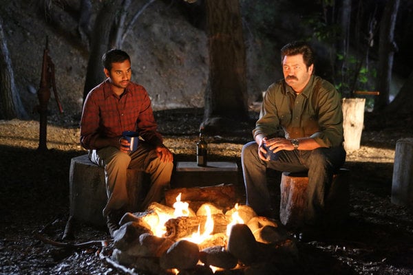 Parks And Recreation - Das Grünflächenamt : Bild Nick Offerman, Aziz Ansari