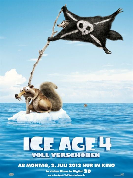 Ice Age 4 - Voll verschoben : Kinoposter