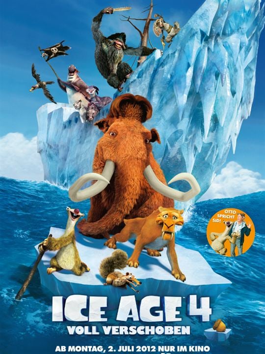 Ice Age 4 - Voll verschoben : Kinoposter