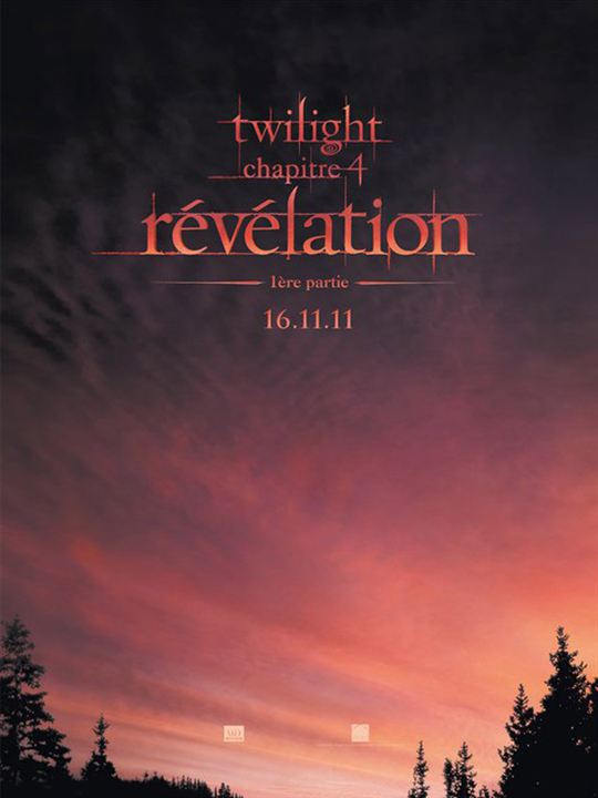 Twilight 4: Breaking Dawn - Bis(s) zum Ende der Nacht (Teil 1) : Kinoposter
