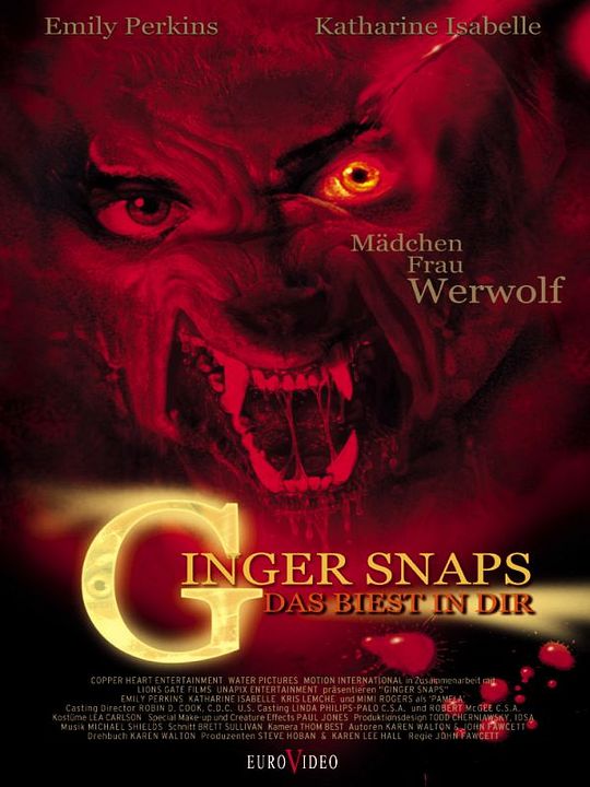 Ginger Snaps - Das Biest in dir : Kinoposter