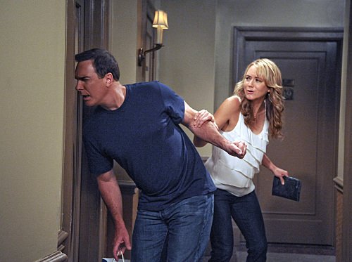 Rules of Engagement : Bild Patrick Warburton, Megyn Price