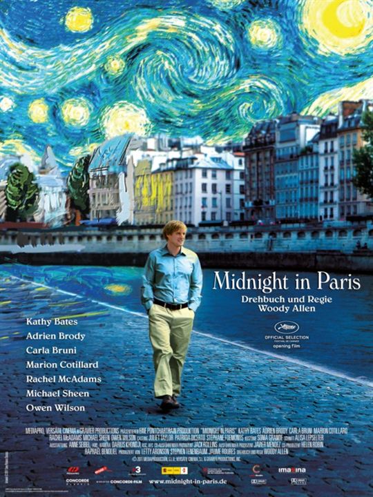 Midnight In Paris : Kinoposter