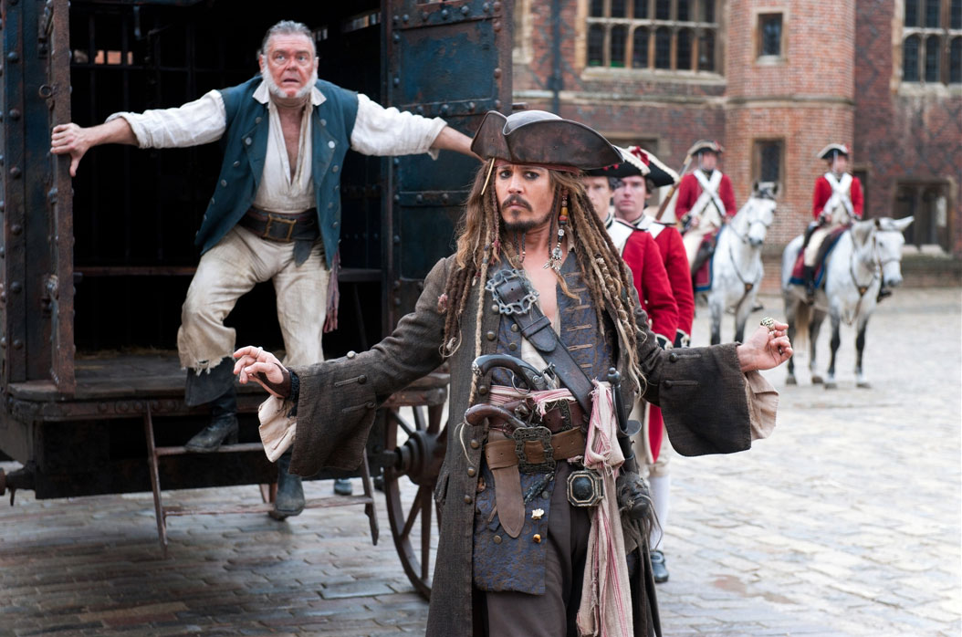 Pirates of the Caribbean: Fremde Gezeiten : Bild Johnny Depp, Kevin McNally