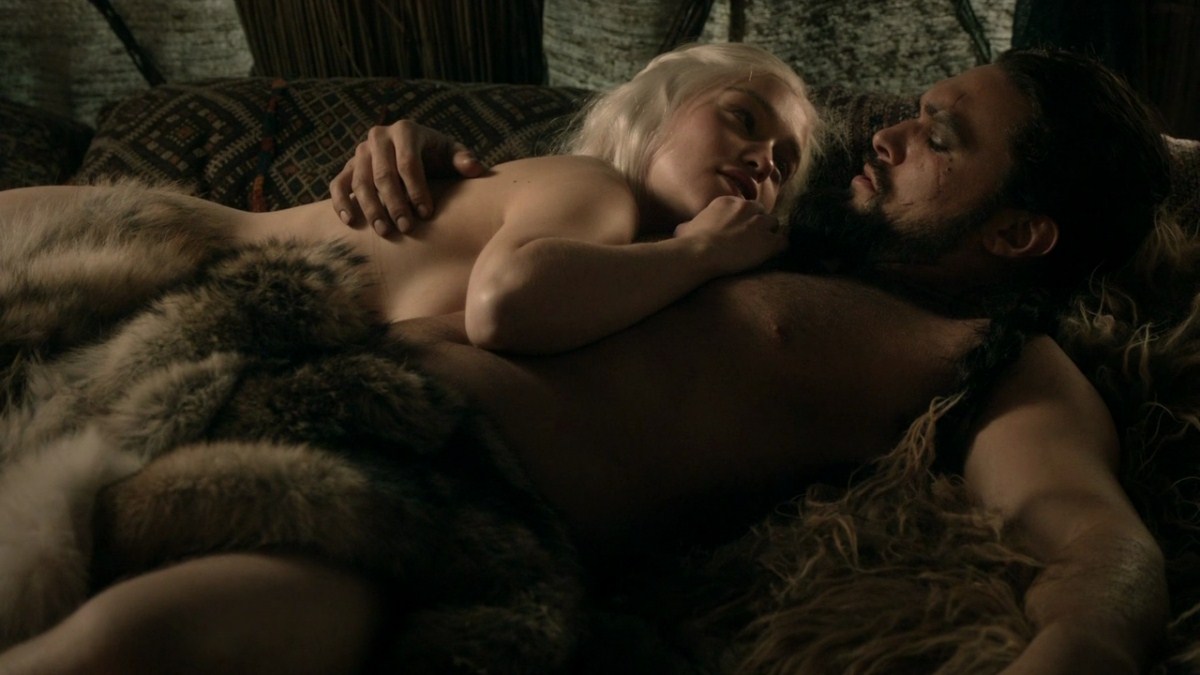 Game Of Thrones : Bild Jason Momoa, Emilia Clarke