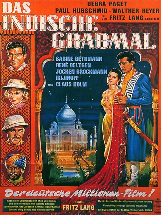 Das indische Grabmal : Kinoposter