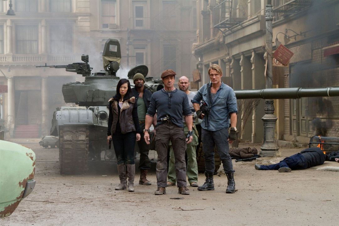 The Expendables 2 - Back for War : Bild Dolph Lundgren, Randy Couture, Yu Nan, Sylvester Stallone, Terry Crews