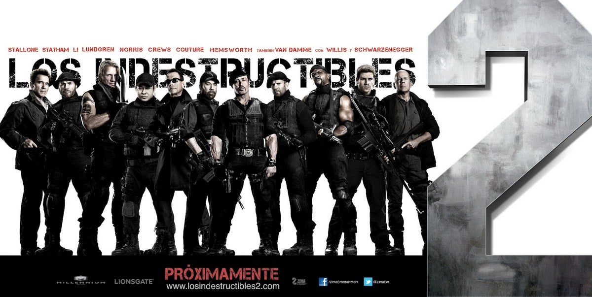 The Expendables 2 - Back for War : Kinoposter