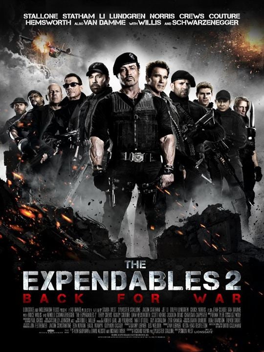 The Expendables 2 - Back for War : Kinoposter