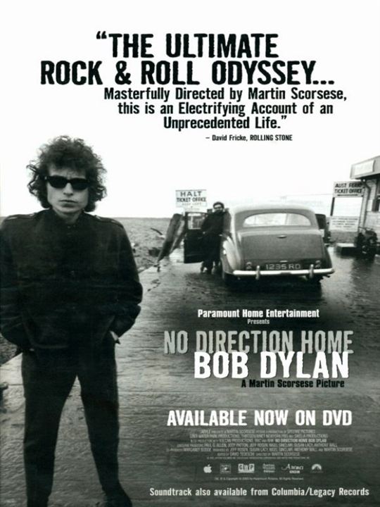 Bob Dylan - No Direction Home : Kinoposter