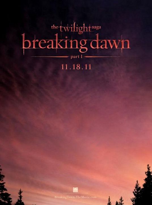 Twilight 4: Breaking Dawn - Bis(s) zum Ende der Nacht (Teil 1) : Kinoposter