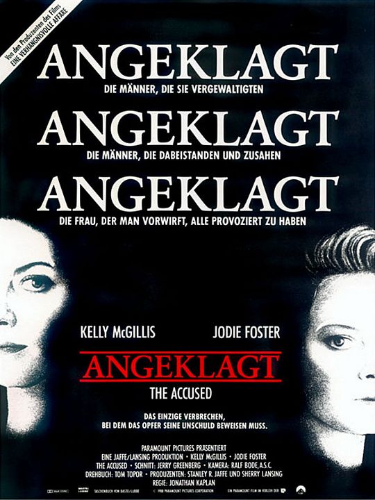 Angeklagt : Kinoposter