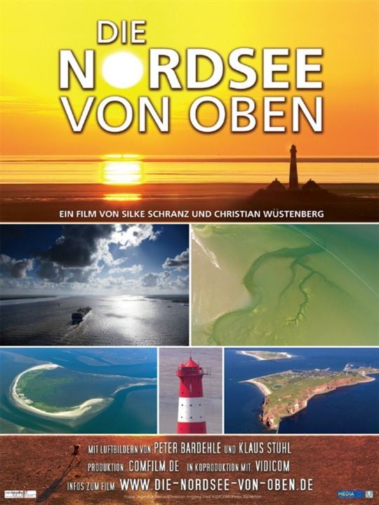 Die Nordsee von oben : Kinoposter