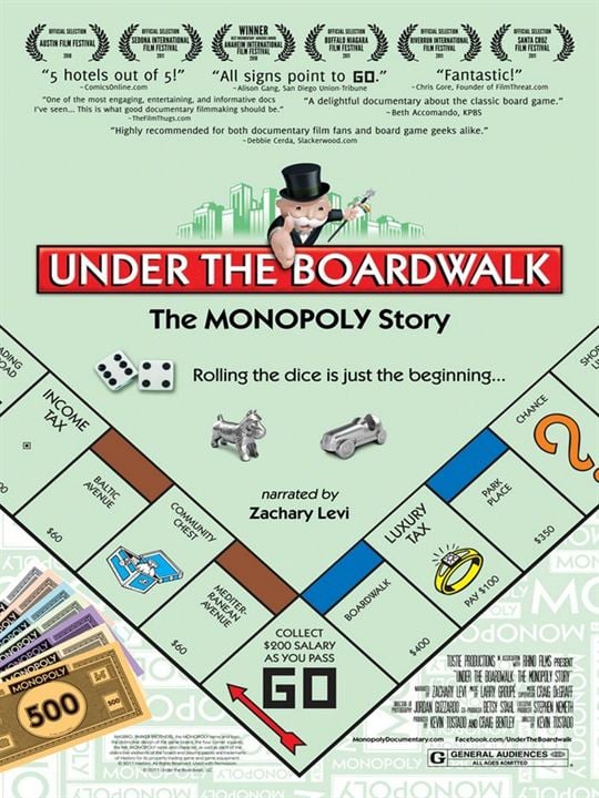 Under the Boardwalk: The Monopoly Story : Kinoposter