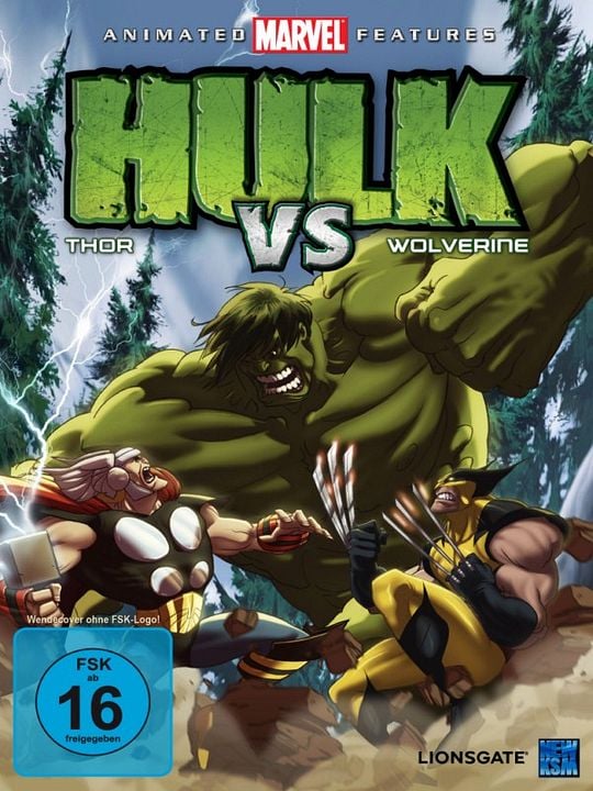 Hulk Vs. - Thor & Wolverine : Kinoposter