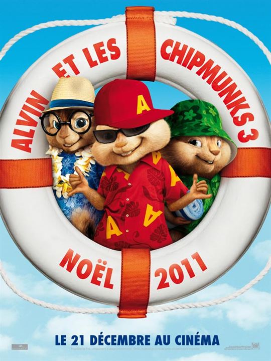 Alvin und die Chipmunks 3: Chipbruch : Kinoposter