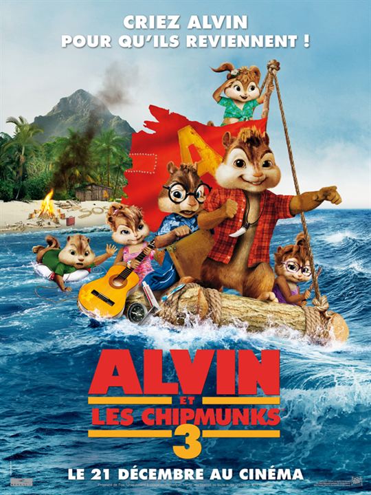 Alvin und die Chipmunks 3: Chipbruch : Kinoposter