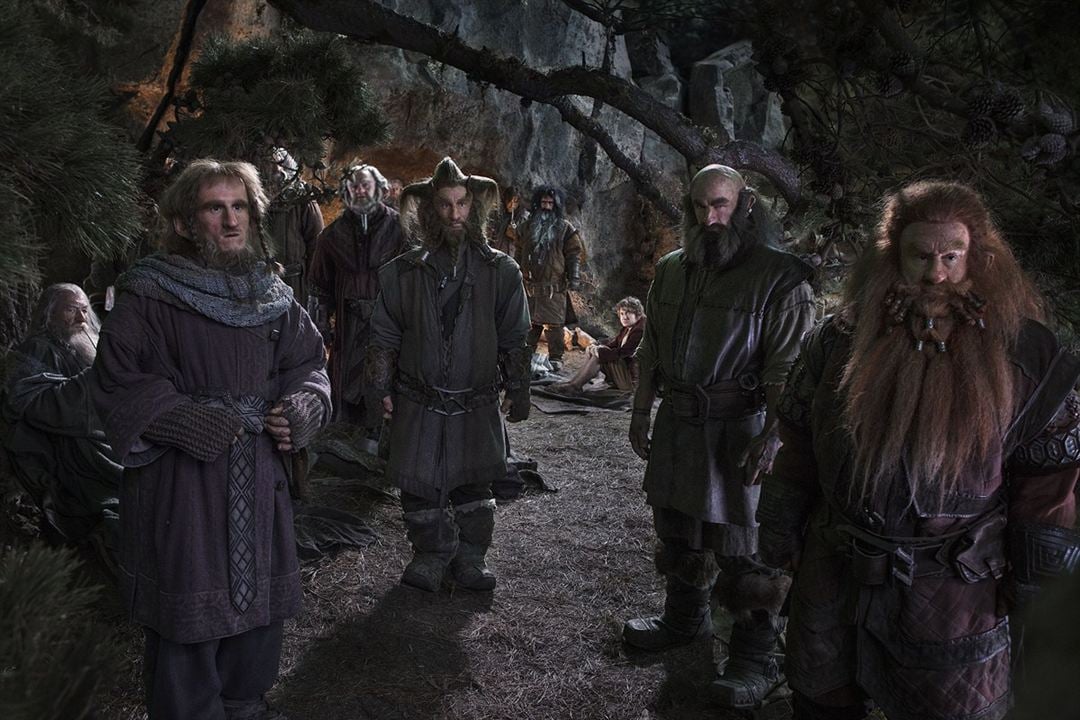 Der Hobbit: Eine unerwartete Reise : Bild Graham McTavish, Jed Brophy, Peter Hambleton, Adam Brown, Ian McKellen