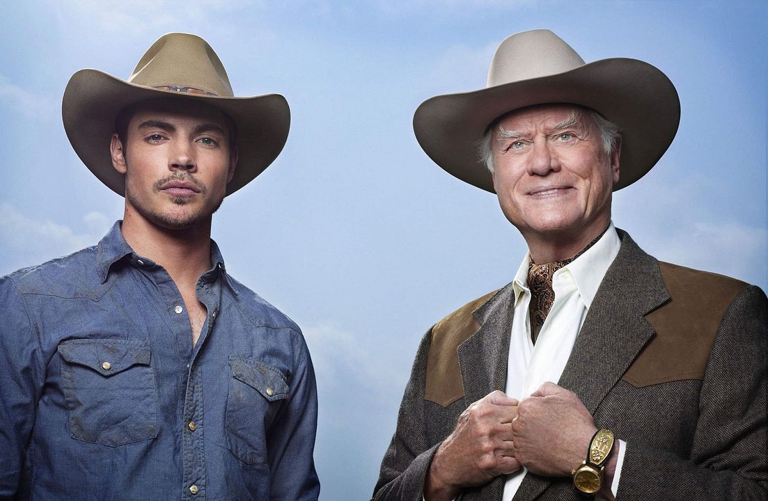 Bild Josh Henderson, Larry Hagman