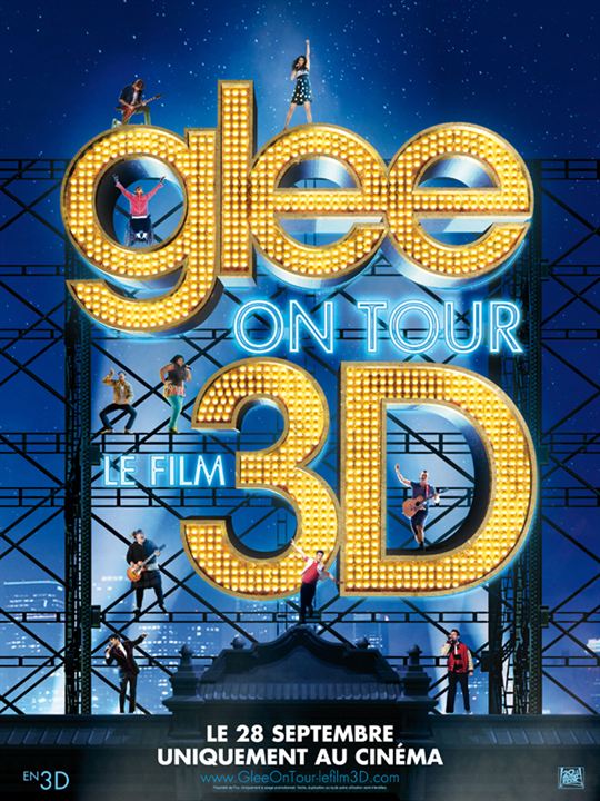 Glee on Tour - Der 3D Film : Kinoposter