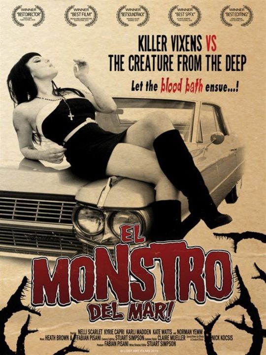 El monstro del mar! : Kinoposter