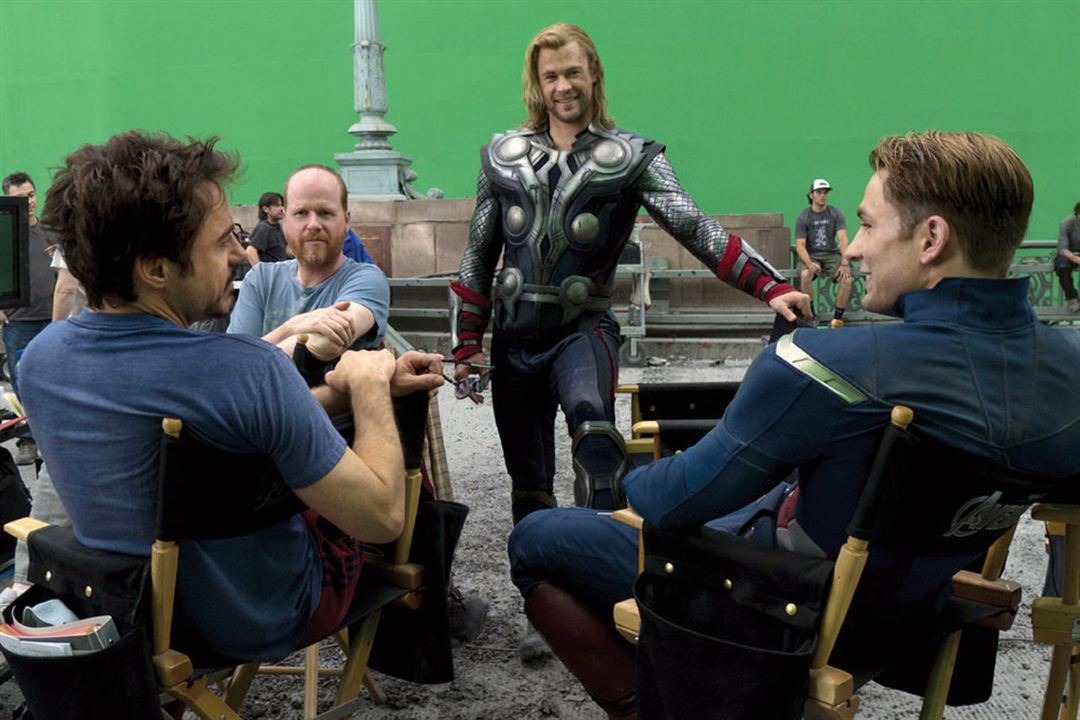 Marvel's The Avengers : Bild Chris Hemsworth, Robert Downey Jr., Joss Whedon