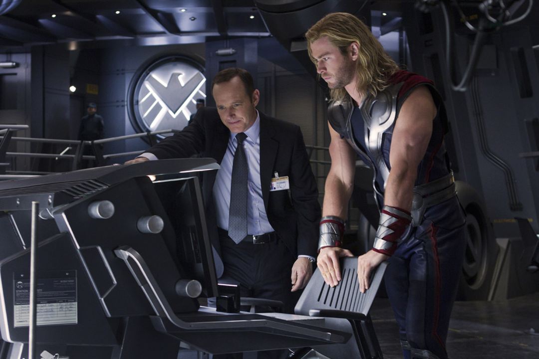 Marvel's The Avengers : Bild Chris Hemsworth, Clark Gregg