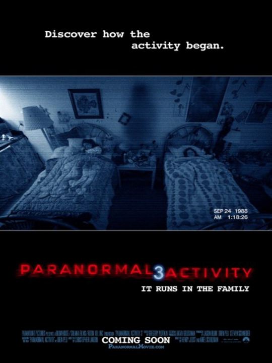 Paranormal Activity 3 : Kinoposter