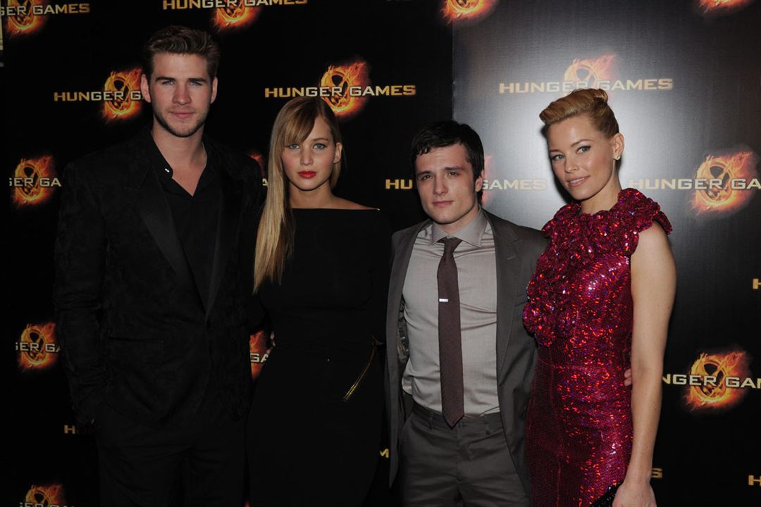Die Tribute von Panem - The Hunger Games : Bild Josh Hutcherson, Jennifer Lawrence, Liam Hemsworth, Elizabeth Banks