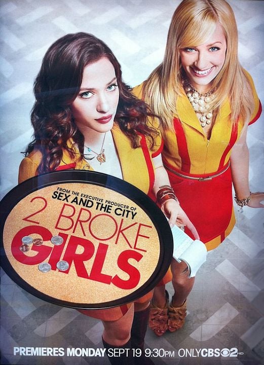 2 Broke Girls : Bild Kat Dennings, Beth Behrs