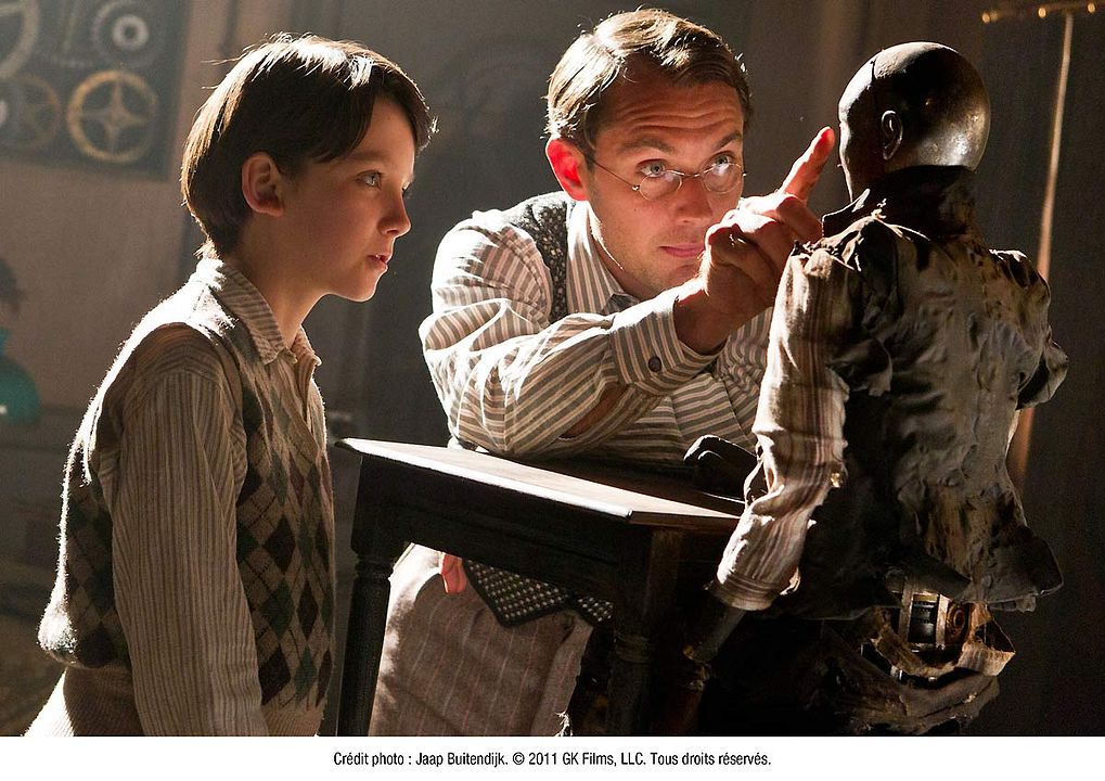 Hugo Cabret : Bild Jude Law, Asa Butterfield