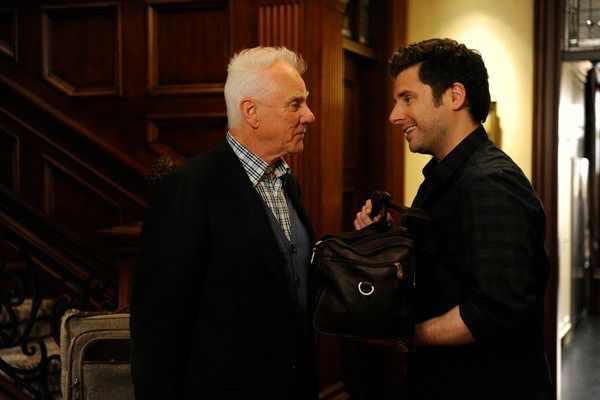 Psych : Bild Malcolm McDowell, James Roday Rodriguez