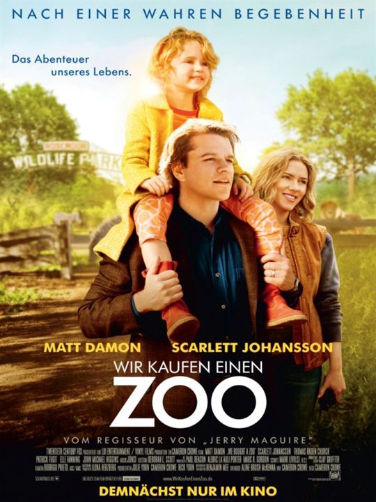 Wir kaufen einen Zoo : Kinoposter