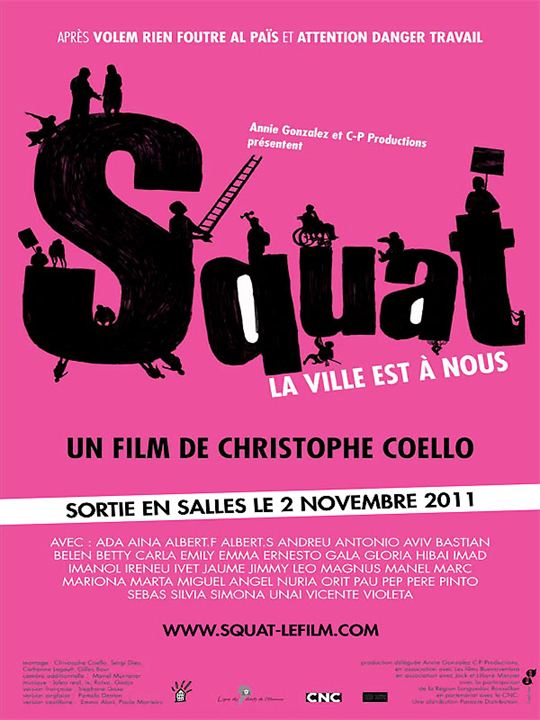 Squat, la ville est à nous! : Kinoposter