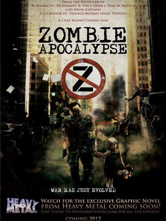 2012 Zombie Apocalypse : Kinoposter