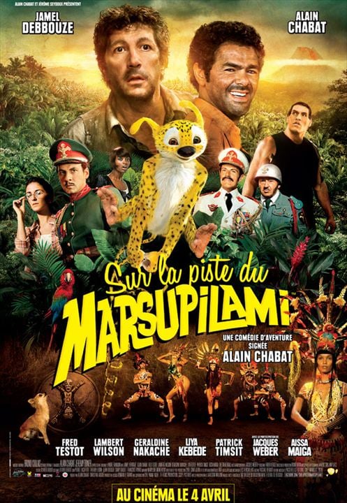 Auf den Spuren des Marsupilami : Kinoposter