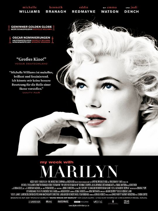 My Week with Marilyn : Kinoposter